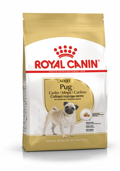 Royal Canin Pug Adult для взрослых собак породы мопс (Курица, 500 г.)