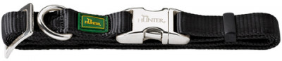 Hunter ошейник нейлоновый ALU-Strong (40 - 55 см., Черный)