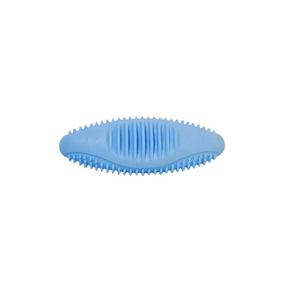 HOMEPET Dental игрушка для собак регби (12 см., Голубая)