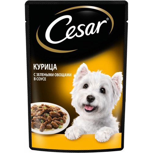 Cesar пауч для собак (Курочка и зеленые овощи, 85 г.)