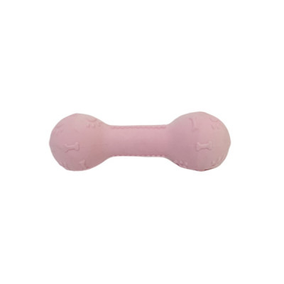 HOMEPET Foam Puppy игрушка для собак гантель (12 см., Розовая)