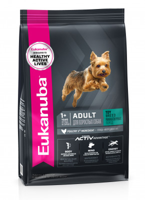 Eukanuba Dog для взрослых собак миниатюрных пород (Курица, 500 г.)