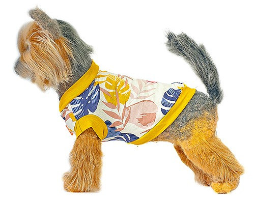 Happy Puppy майка для собак "Тропические листья" (XL, Унисекс)