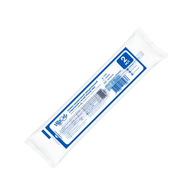 VitaVet Pro шприц одноразовый 3-х компонентный с иглой 23G (0,6 х 32 мм., 2 мл.)