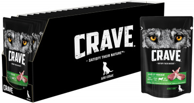Crave пауч для собак (Ягненок, 85 г. упаковка 28 шт)