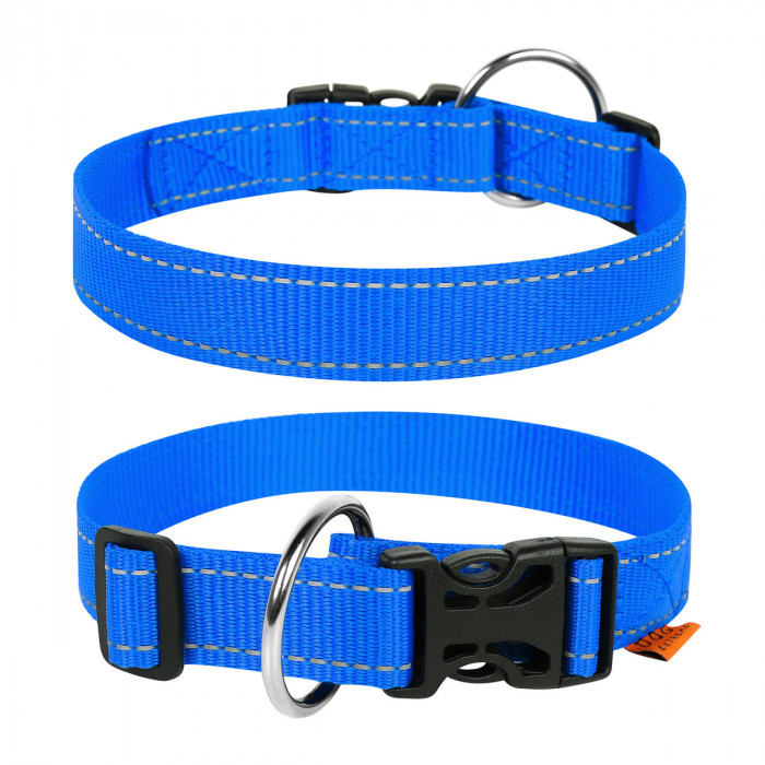 Collar ошейник Dog Extremе нейлоновый регулируемый (25-40 см., Синий)