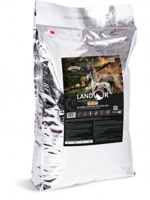 Landor Adult Large Breed Dog сухой корм для взрослых собак крупных пород (Ягненок и рис, 15 кг.)