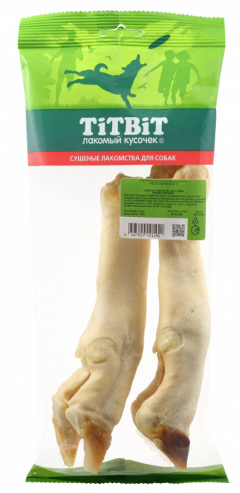 TiTBiT Нога баранья для собак (2 шт.) (164 г.)