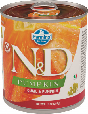 Farmina N&amp;D Dog Pumpkin Adult консервы для взрослых собак всех пород (Перепел и тыква, 285 г.)