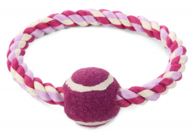 Triol игрушка Mini Dogs "Веревка-кольцо, мяч" для собак мелких пород