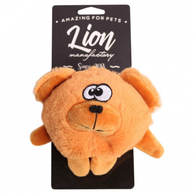 Lion игрушка "Мишка-колобок" для собак (12 см.)