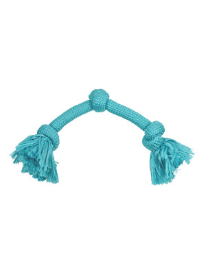 Playology Dri-Tech Rope жевательный канат с ароматом арахиса (23 см., Голубой)