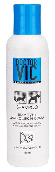 Doctor VIC Шампунь с хлоргексидином 4% (150 мл.)