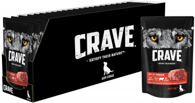 Crave пауч для собак (Говядина, 85 г. упаковка 28 шт)
