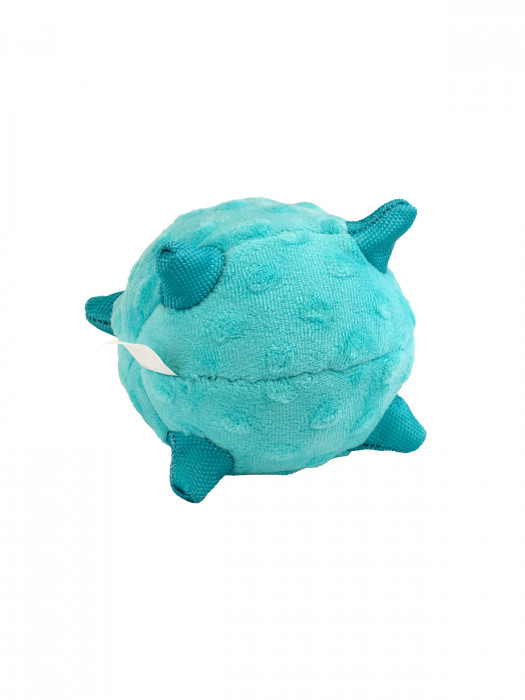 Playology Puppy Sensory Ball сенсорный плюшевый мяч с ароматом арахиса (11 см., Голубой)