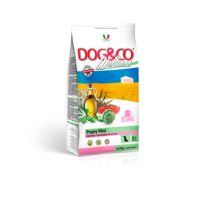Wellness Dog&amp;Co Puppy Mini корм для щенков малых пород (Курица и рис, 2,5 кг.)