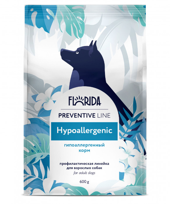 Florida Preventive Line Hypoallergenic сухой корм для собак гипоаллергенный (Индейка, 600 г.)