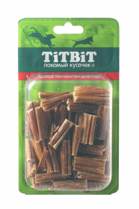 TiTBiT набор для дрессуры №3 кишки говяжьи Б2-M (40 г.)