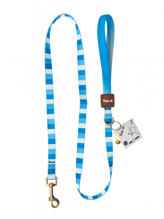 Pet-it поводок для собак Mix (M, Сине-белый)