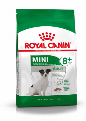 Royal Canin Mini Adult 8+ для собак старше 8 лет мелких пород (Птица, 4 кг.)
