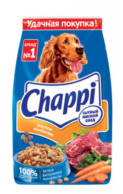 Сухой корм для собак Chappi Мясное изобилие 2.5 кг