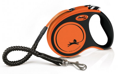 Flexi рулетка Xtreme M до 35 кг (5 м лента) (Оранжевая)