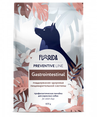 Florida Preventive Line Gastrointestinal сухой корм для собак для здоровья пищеварительной системы (Курица, 600 г.)