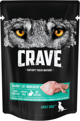Crave пауч для собак (Кролик, 85 г.)
