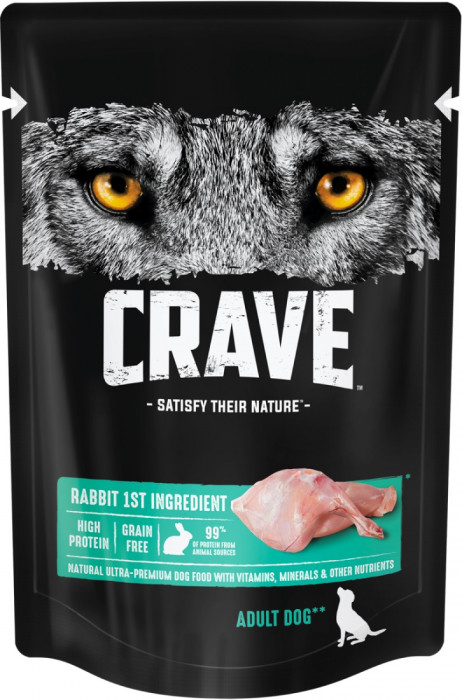 Crave пауч для собак (Кролик, 85 г.)