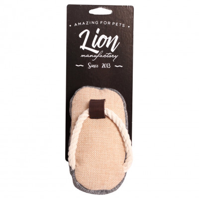 Lion игрушка "Тапок" для собак (15 см.)