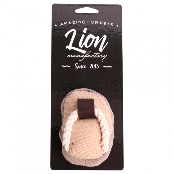 Lion игрушка "Тапок" для собак (10 см.)