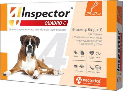 Inspector капли для собак (25-40 кг.) (1 пипетка)