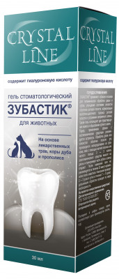 Apicenna Cristal Line Зубастик гель стоматологический для животных (30 мл.)