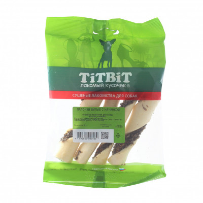 TiTBiT Палочки витые с начинкой мягкая упаковка (45 г.)