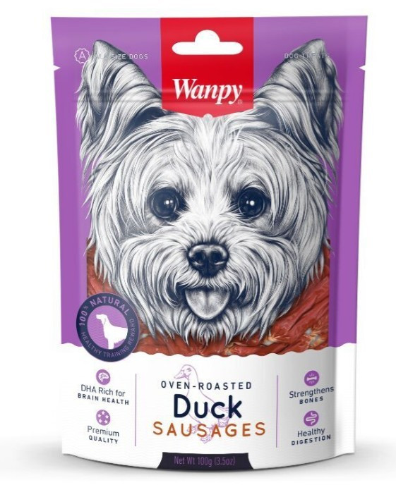 Wanpy Dog утиные сосиски (100 г.)