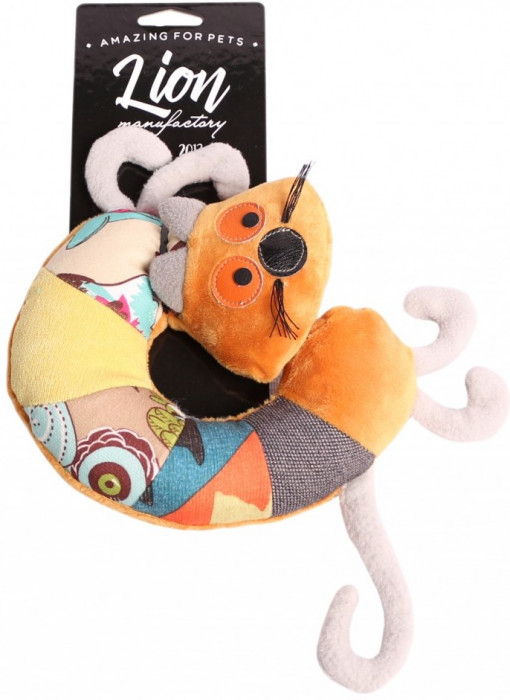 Lion игрушка "Кот-рогалик" для собак (23 см.)