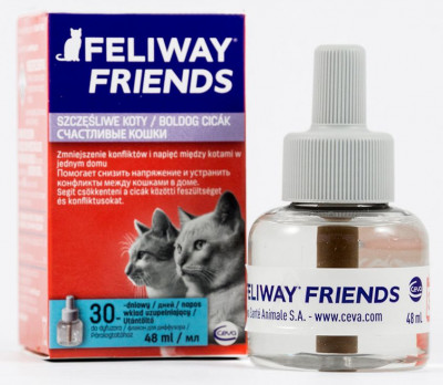 Feliway Friends сменный блок для коррекции поведения кошек (48 мл.)