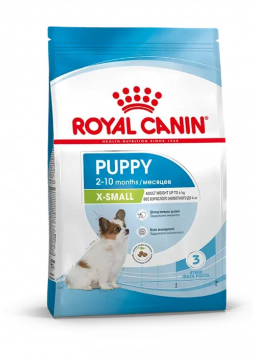 Корм для щенков Royal Canin X-Small Puppy курица 500 г (для миниатюрных пород)