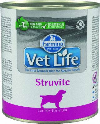 Vet Life Dog Struvite консервы для собак для растворения струвитных уролитов (Курица, 300 г.)