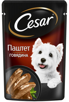 Cesar пауч для собак (паштет) (Говядина, 80 г.)