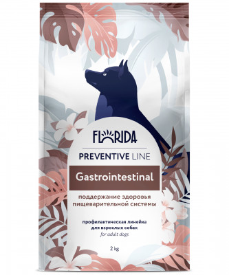 Florida Preventive Line Gastrointestinal сухой корм для собак для здоровья пищеварительной системы (Курица, 2 кг.)