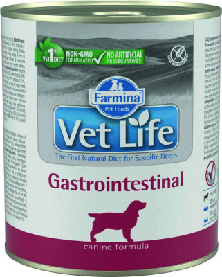 Vet Life Dog Gastrointestinal консервы для собак при ЖКТ (Курица, 300 г.)