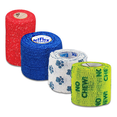 VitaVet бинт самофиксирующийся горький, цветной (7,5 см.*4,5 м.)