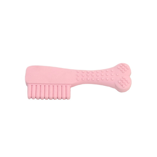 HOMEPET Foam Dental игрушка для собак зубная щетка (14 см., Розовая)