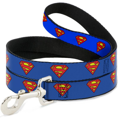 Buckle-Down поводок "Супермен" (120 см., Синий)