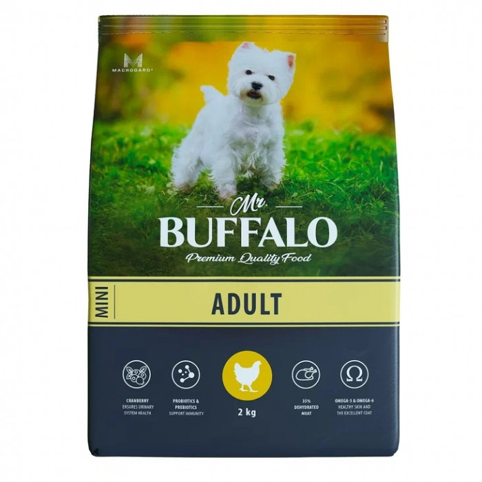 Mr.Buffalo Adult mini сухой корм для взрослых собак миниатюрных пород (Курица, 2 кг.)