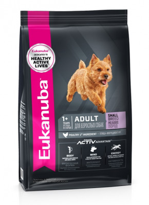 Eukanuba Dog для взрослых собак мелких пород (Курица, 15 кг.)