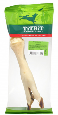 TiTBiT Нога баранья для собак - мягкая упаковка 8008 (85 г.)