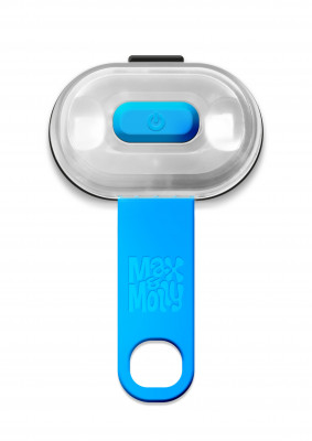 Max &amp; Molly Matrix Ultra LED фонарик на ошейник, шлейку, поводок для собак (Голубой)