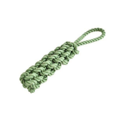 HOMEPET игрушка для собак плетенка из каната с ручкой (5 х 32 см.)
